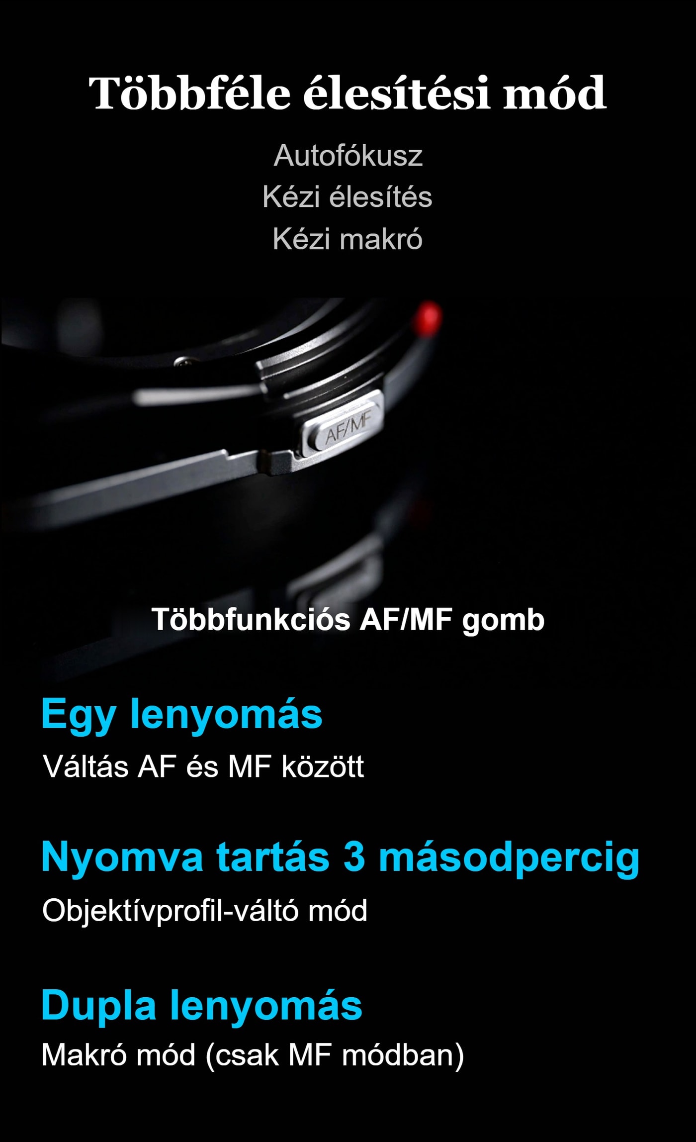 Megadap M2RF – Három élesítési mód egy gombon