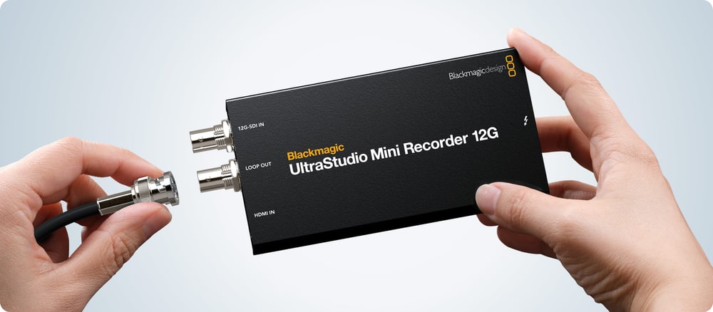 UltraStudio Mini Recorder 12G – Kompakt rögzítés bármilyen összeállításhoz