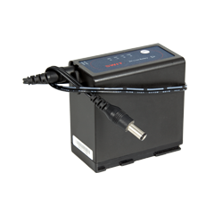 Teradek SWIT 11-0658 Canon BP-945/970 csereakkumulátor barrel–barrel kábellel