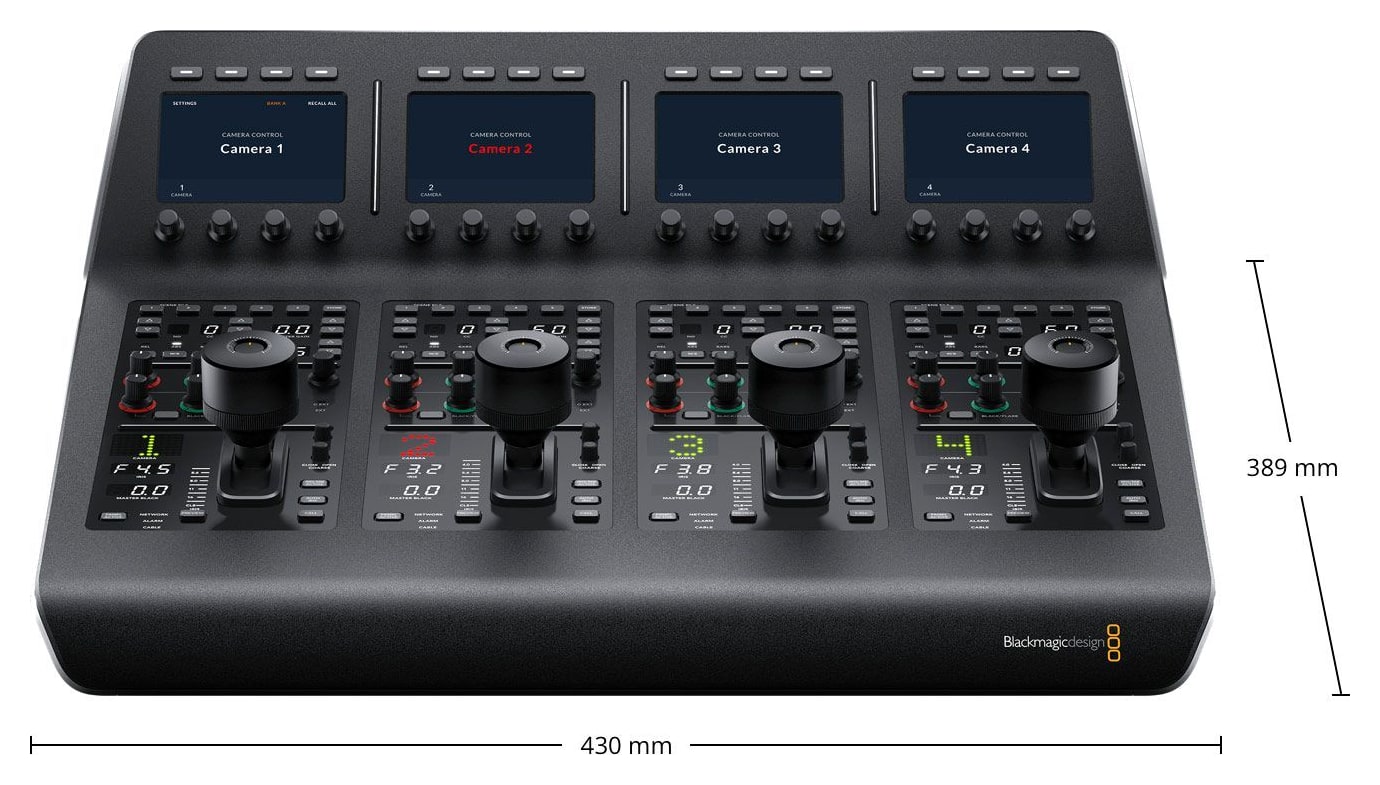 ATEM Camera Control Panel – Méretek