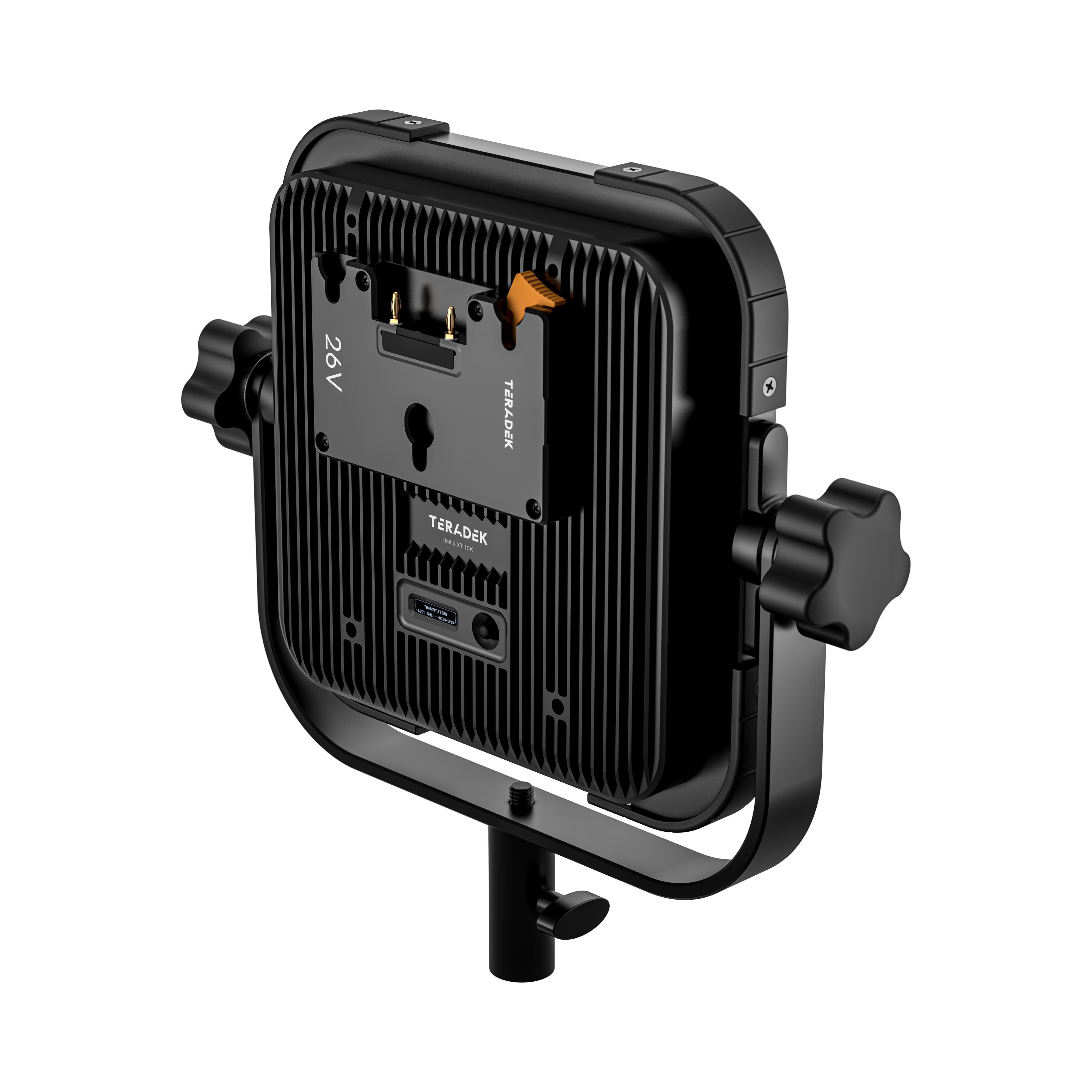 Teradek Bolt 6 XT 10K RX Gold Mount – zadní pohled