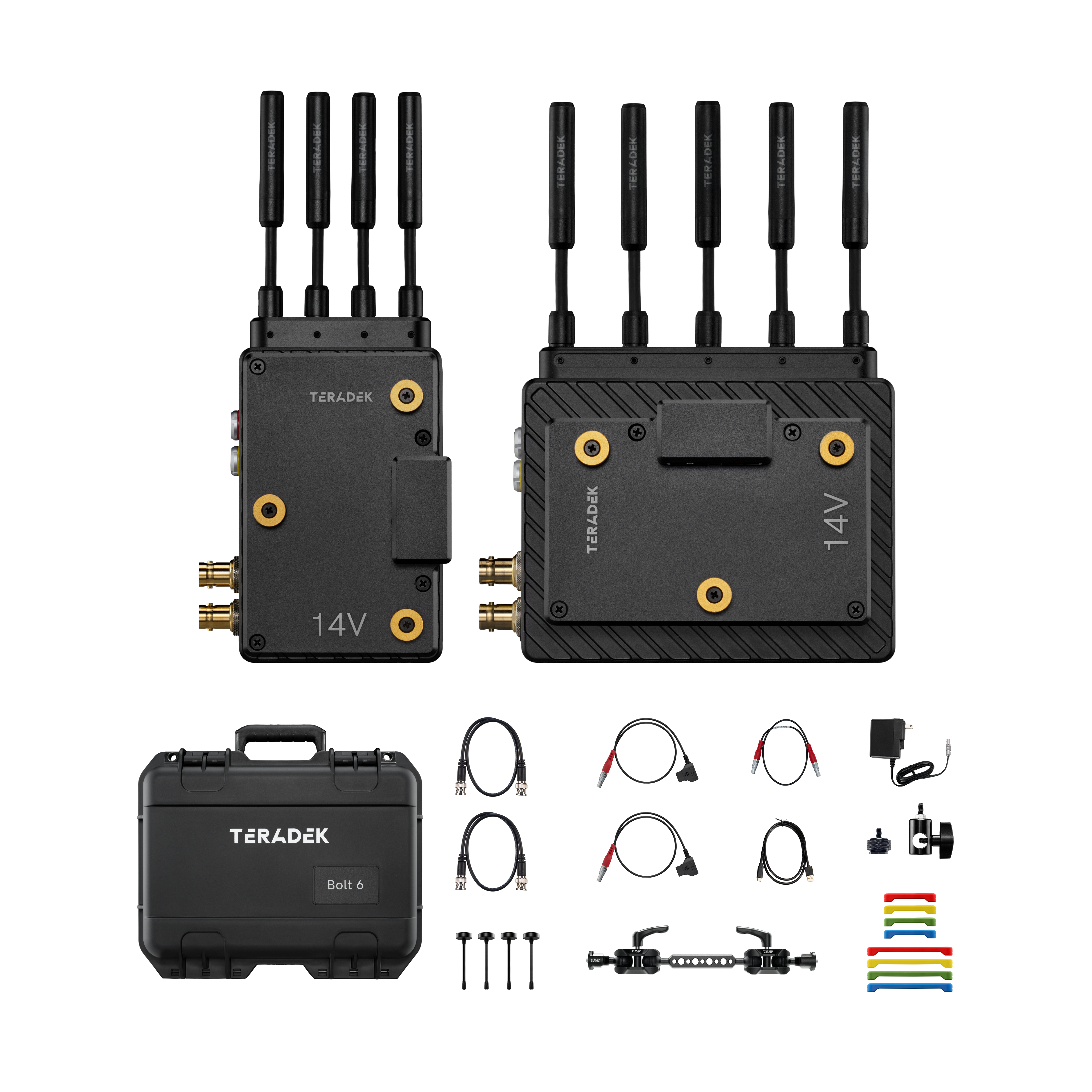 Teradek Bolt 6 XT MAX 12G-SDI/HDMI Wireless TX/RX Gold-Mount – oficiální pohled
