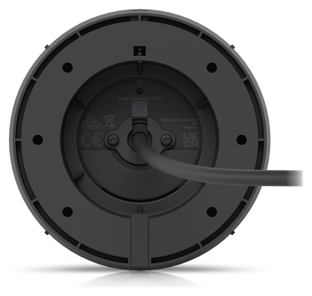 Ubiquiti UniFi Protect G5 Turret Ultra, fekete – Mennyezeti és fali rögzítés