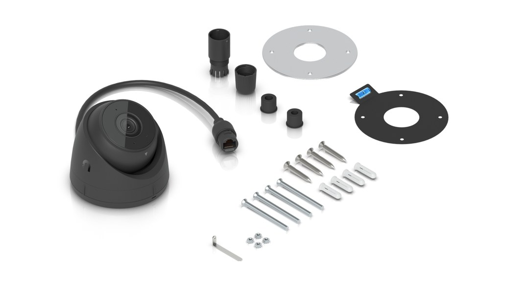 Ubiquiti UniFi Protect G5 Turret Ultra, fekete – Egy kábel adatnak és tápnak