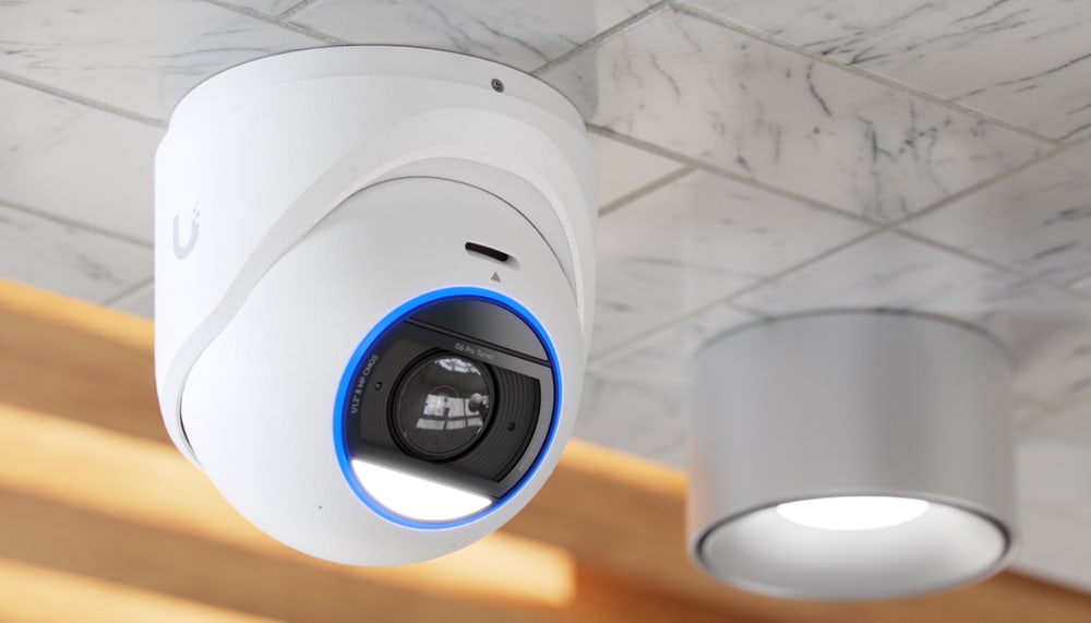 Ubiquiti UniFi Protect G6 Pro Turret, fehér – Multi-TOPS AI motor