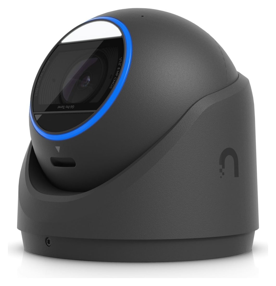 Ubiquiti UniFi Protect G6 Pro Turret, fekete – 1/1,2" érzékelő félhomályra és sötétre