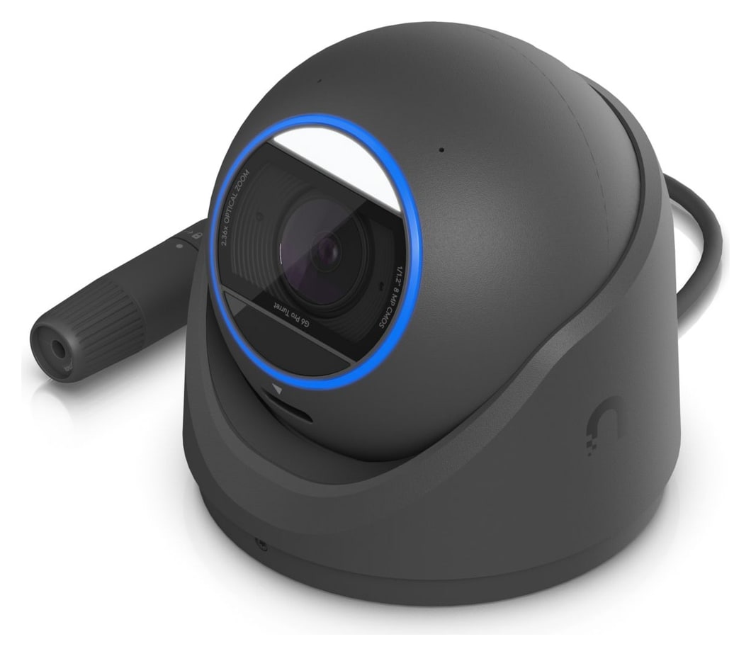 Ubiquiti UniFi Protect G6 Pro Turret, fekete – Kültérre, bármilyen időjárásra