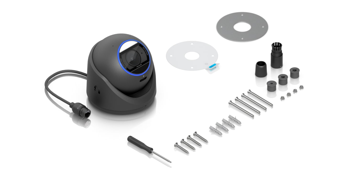Ubiquiti UniFi Protect G6 Pro Turret, fekete