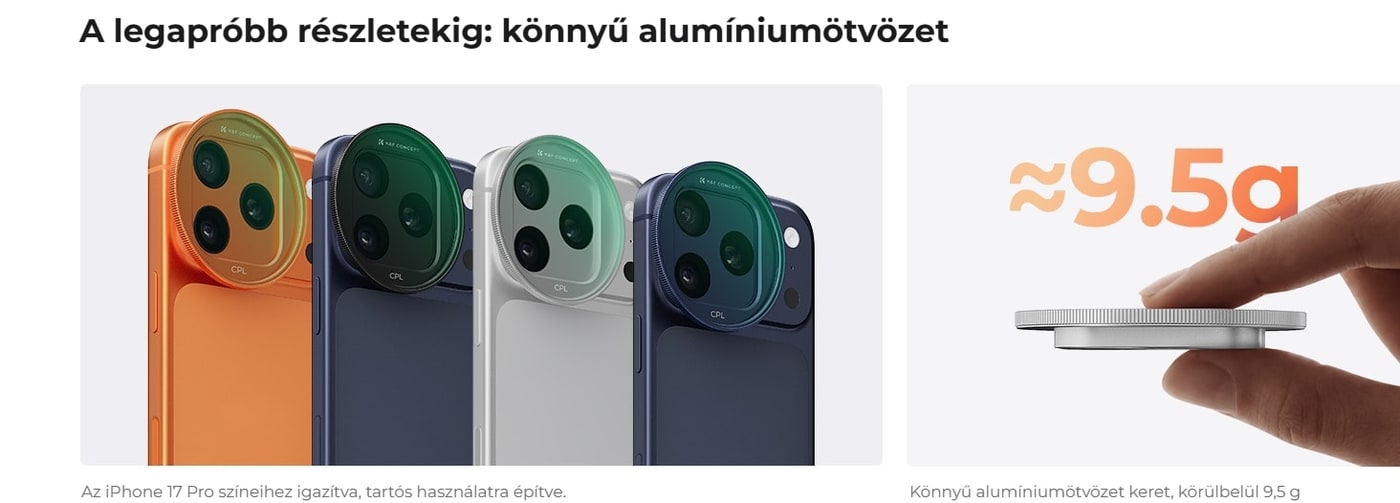 Alumínium keret, körülbelül 9,5 g
