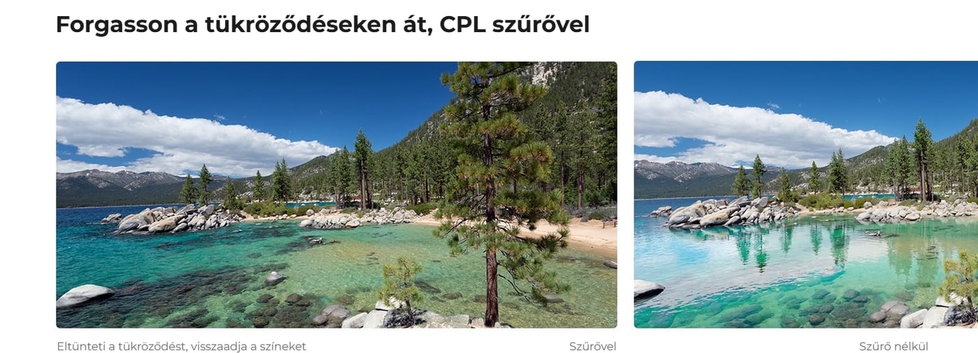 Víztükör és ég