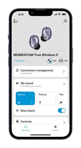 Sennheiser MOMENTUM True Wireless 5 Graphite – A hallásodra hangolt hangzás
