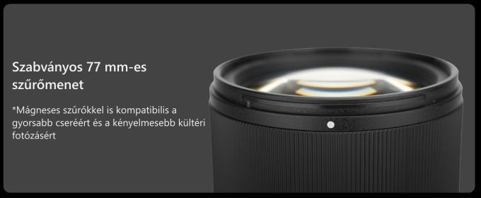 Meike 85mm F1.4 STM MIX II SL – USB-C port, EXIF és 77 mm-es szűrőmenet