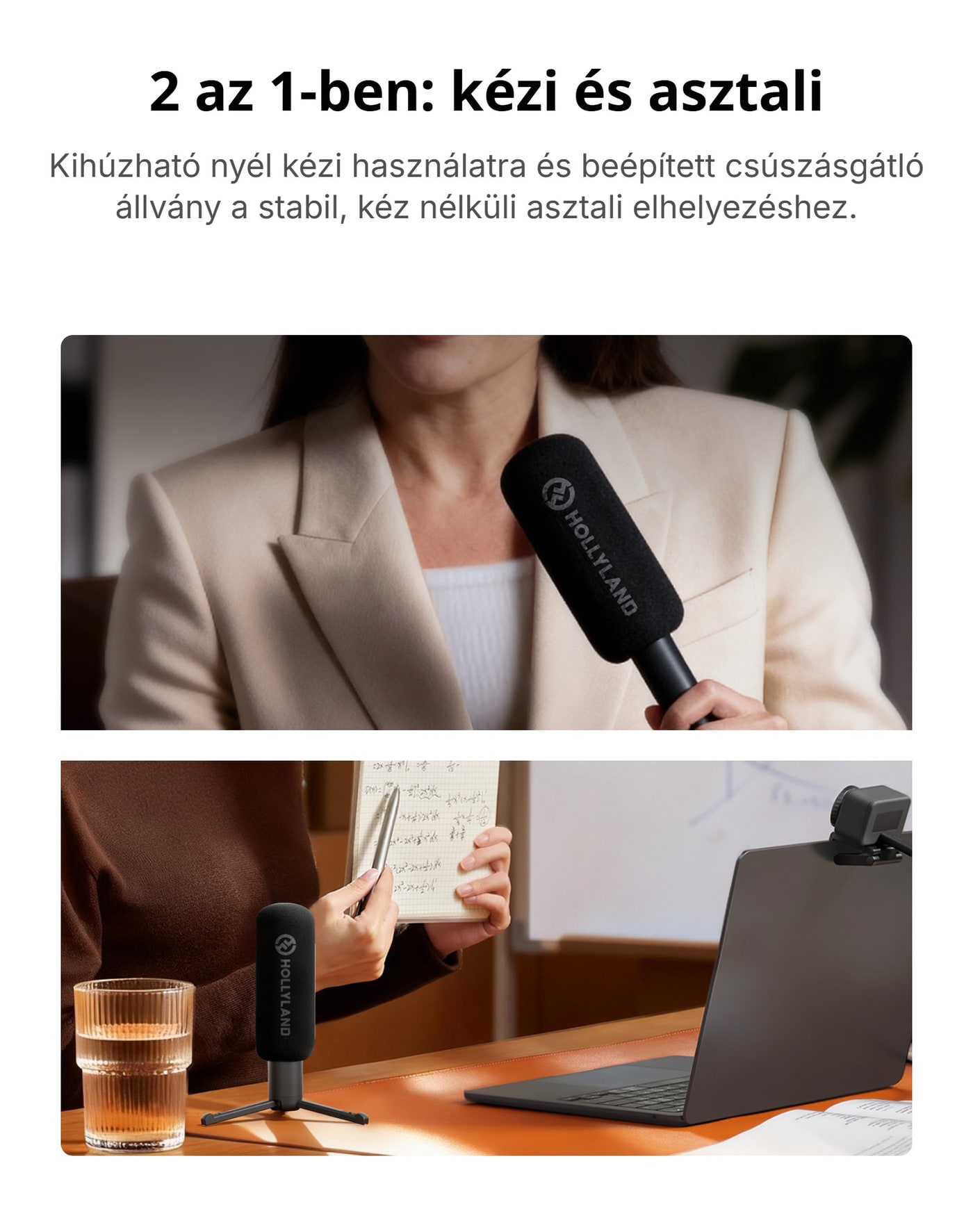 Kézben és asztalon