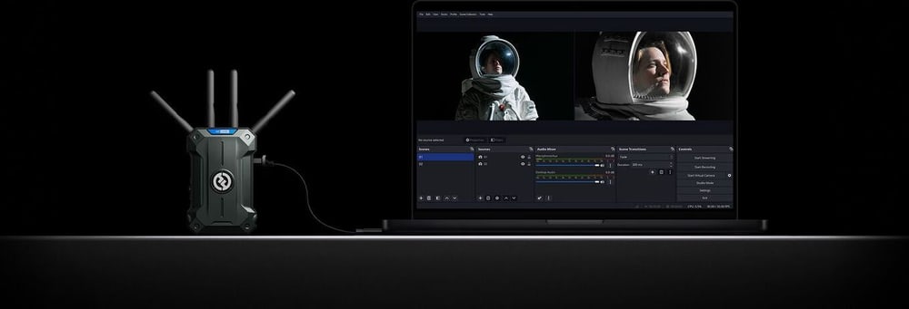 Hollyland Pyro Ultra 1TX & 2RX – UVC és RTMP streamelés