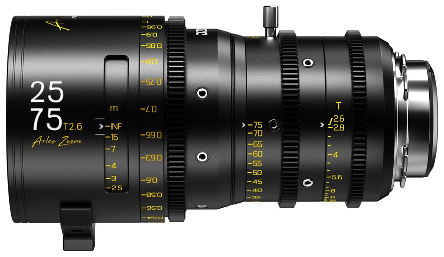 DZOFILM Arles Zoom 25–75 + Prime 14 mm – készlet, metrikus – Arles Zoom 25–75 mm T2,6