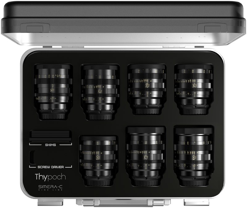 Thypoch Simera-C 16–100 mm 7 objektíves készlet Sony E