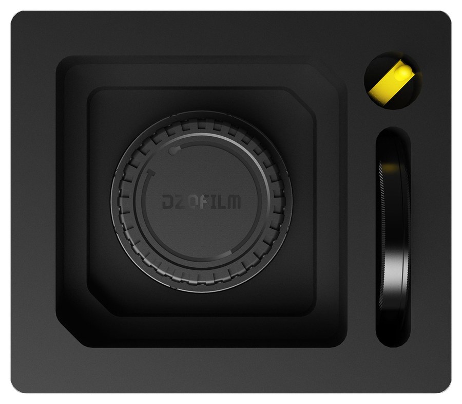 DZOFILM Pavo 40 mm T2,1 anamorf 2× – Neutral, PL/EF, lábskála – EF bajonett a csomagban