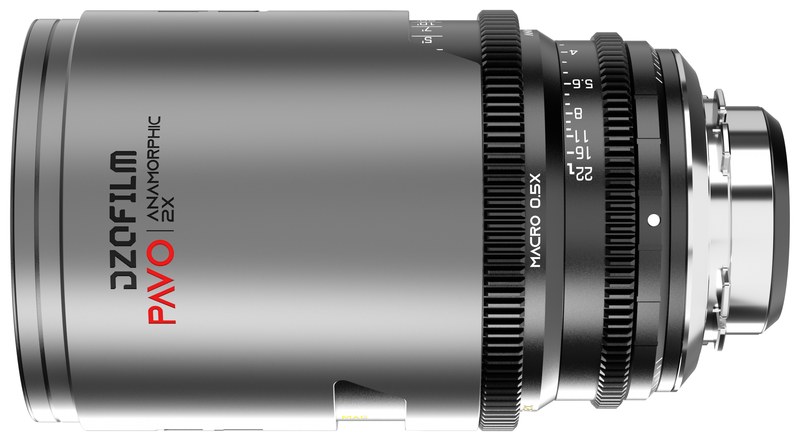 DZOFILM Pavo Macro 65 mm T2,8 anamorf 2× – Neutral, PL/EF, lábskála