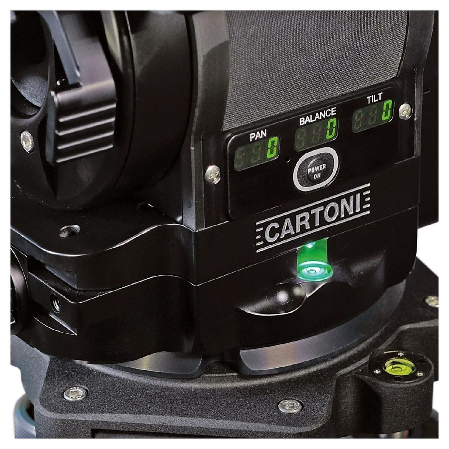Cartoni Master 40 – Digitális kijelzők és libella