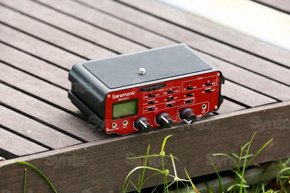 Saramonic SR-AX107 – Szintmérés és lehallgatás