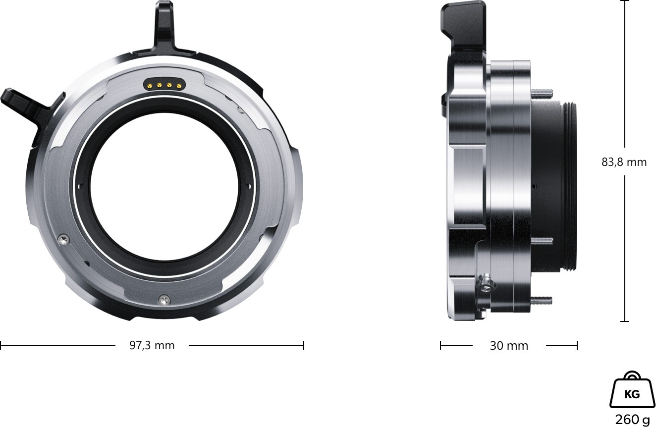 Blackmagic Design URSA Mini Pro PL Mount – Méretek és tömeg
