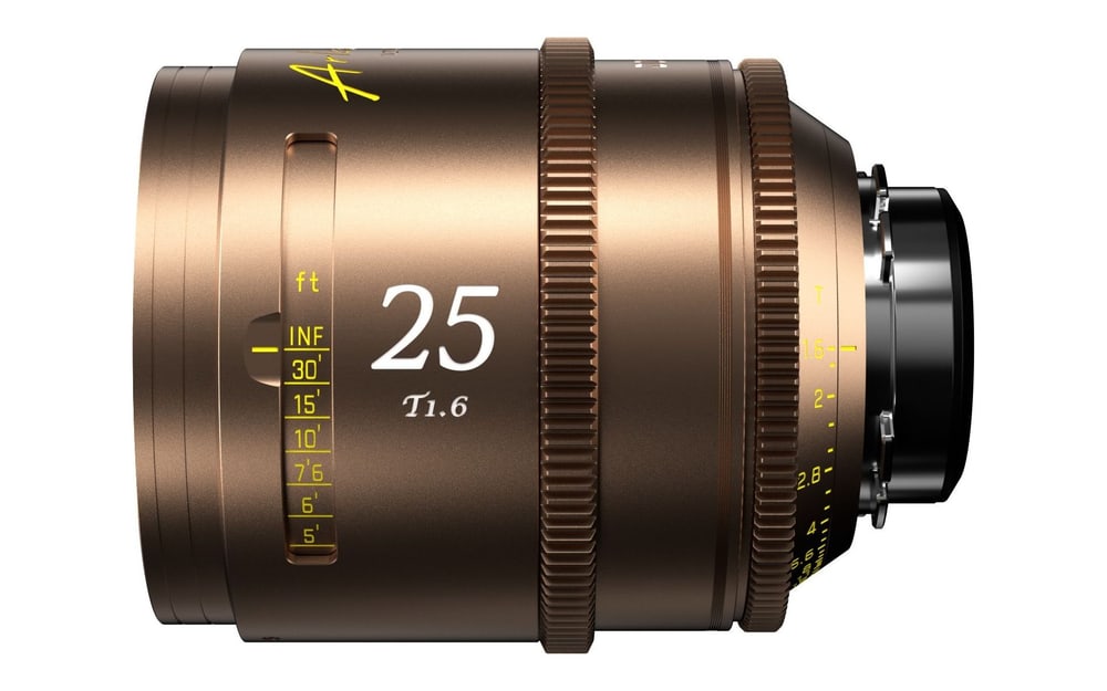 25 mm T1,6 Full Frame és Vista Vision formátumhoz
