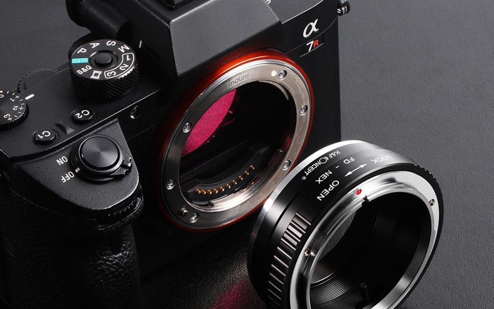 Canon FD objektívek Sony E fényképezőgépeken