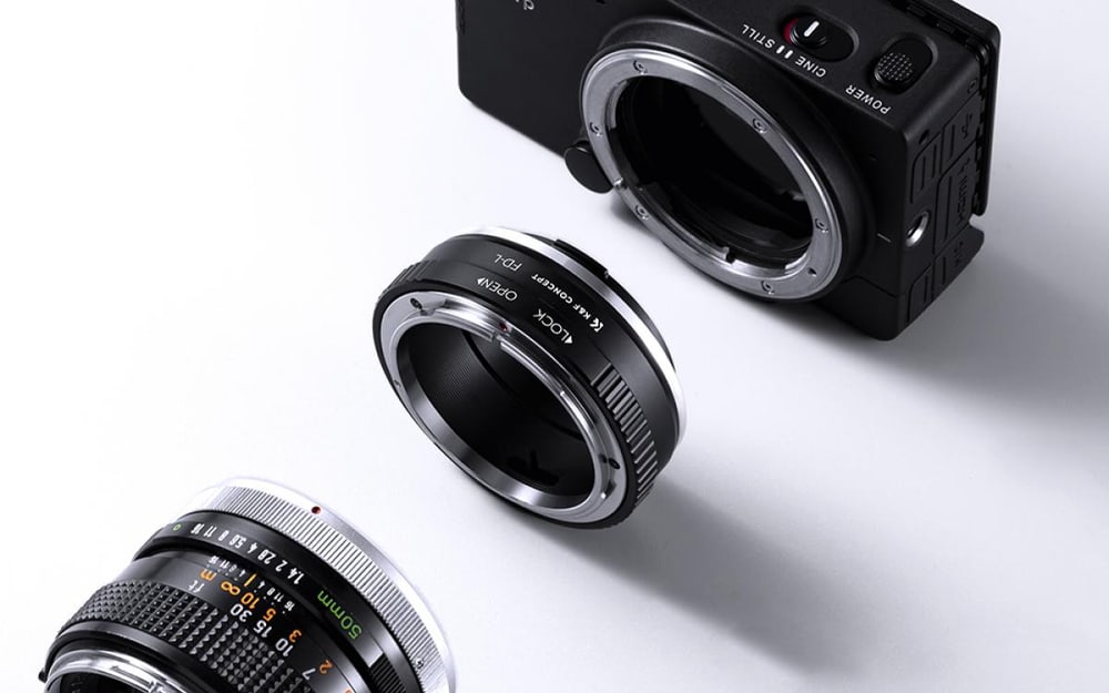 Canon FD objektívek L-Mount fényképezőgépeken