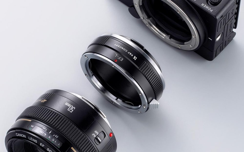 Canon EF objektívek L-Mount fényképezőgépeken