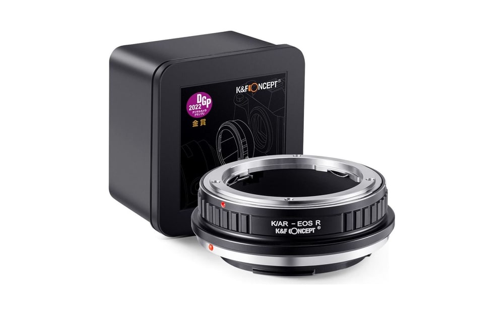 Konica AR objektívek Canon EOS R fényképezőgépeken