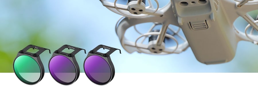 K&F Concept 3 részes szűrőkészlet CPL + ND8 + ND16 DJI NEO drónhoz