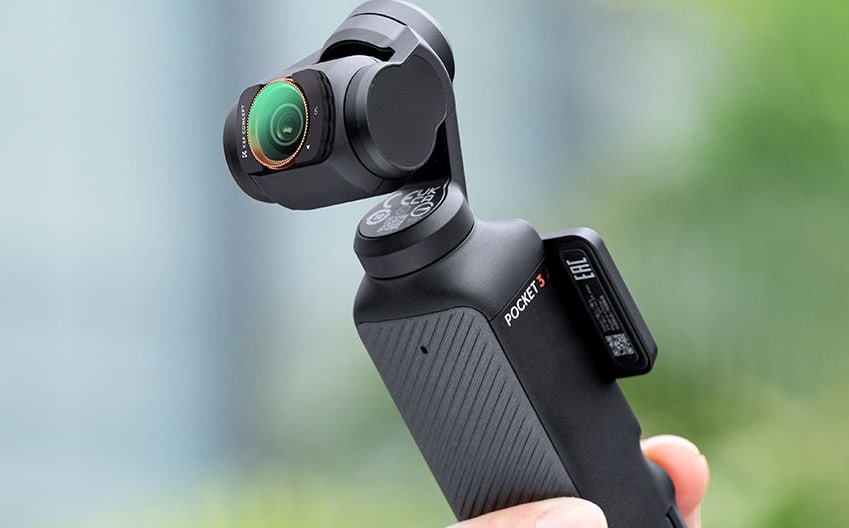 K&F Concept 3 részes mágneses szűrőkészlet CPL + ND4 + ND8 DJI Osmo Pocket 3 kamerához