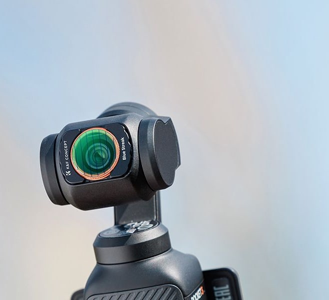 K&F Concept mágneses Blue Streak szűrő DJI Osmo Pocket 3 kamerához