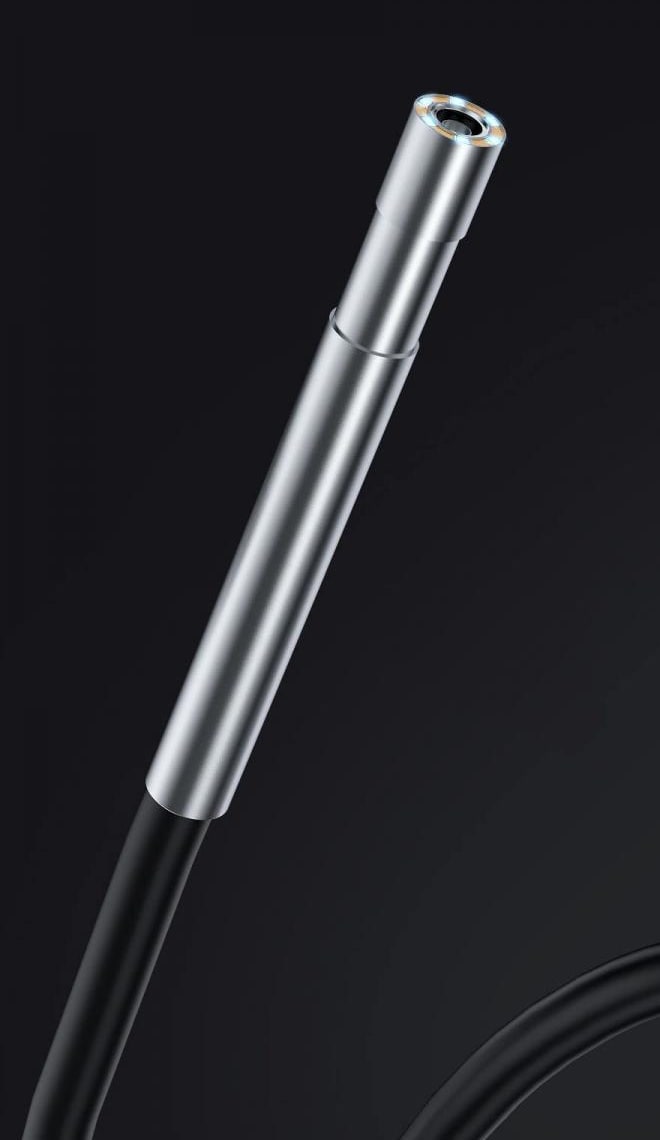 8 mm-es szonda hat LED-del