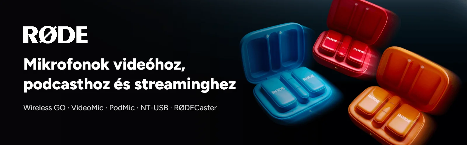RØDE – mikrofonok videóhoz, podcasthoz és streaminghez