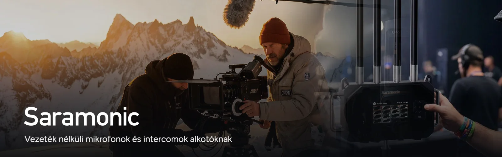Saramonic – vezeték nélküli mikrofonok és intercomok alkotóknak