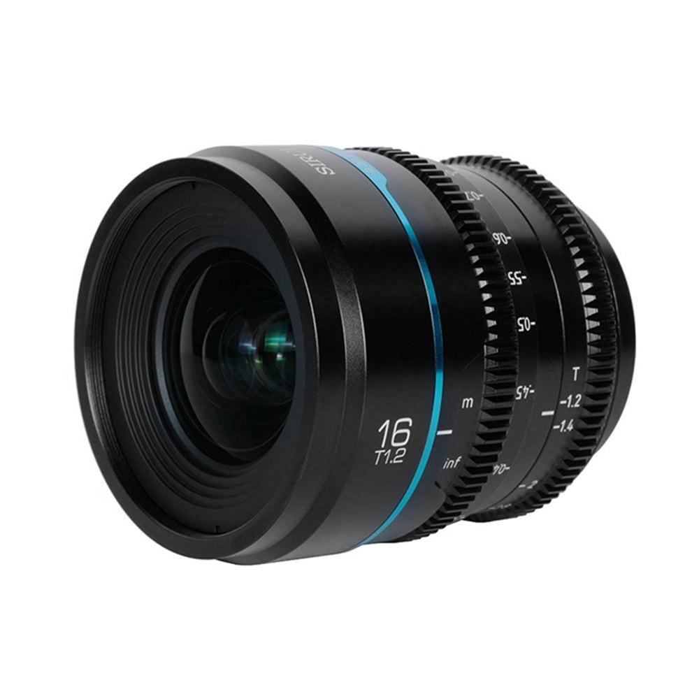 Sirui Nightwalker 16 mm T1,2 S35 manuális cine objektív (L-Mount, fekete) – Kézből és gimbalon