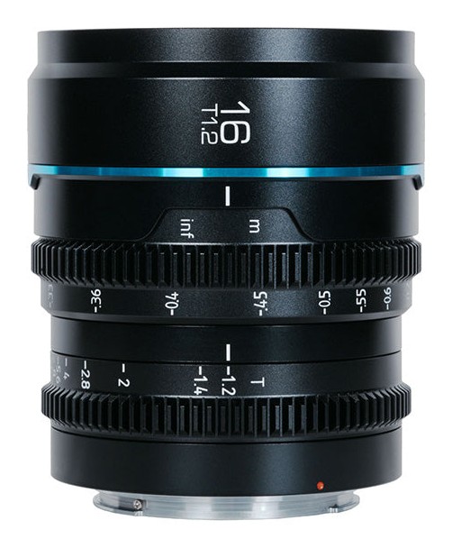 Sirui Nightwalker 16 mm T1,2 S35 manuális cine objektív (L-Mount, fekete)