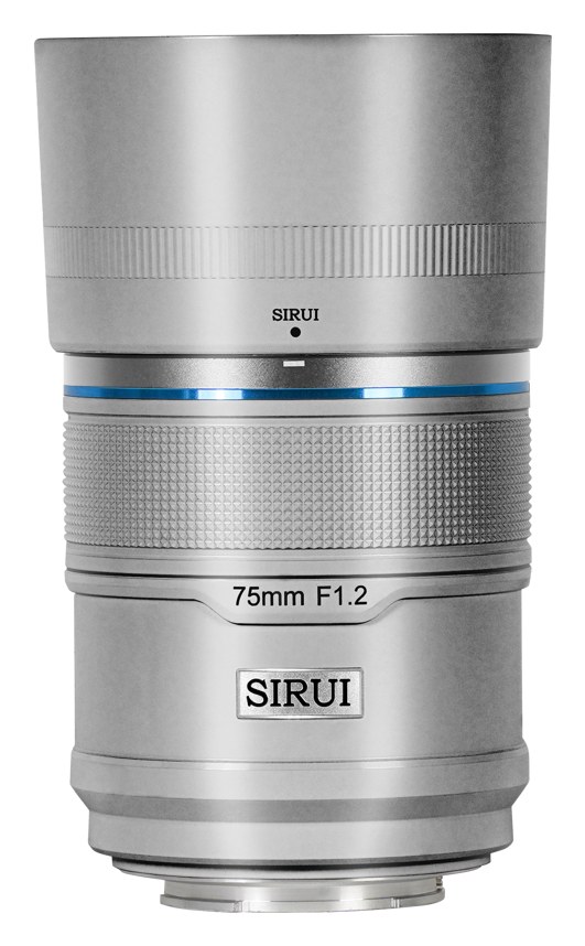Sirui Sniper 75mm F1,2 APS-C AF objektív, Sony E, ezüst