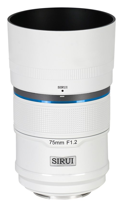 Sirui Sniper 75mm F1,2 APS-C AF objektív, Sony E, fehér – Fehér kivitel: kerámia bevonat