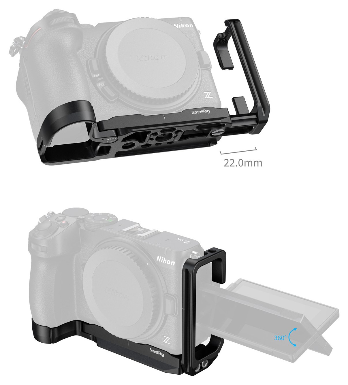 Nikon Z5IIc L-lap Arca-Swiss lapokkal