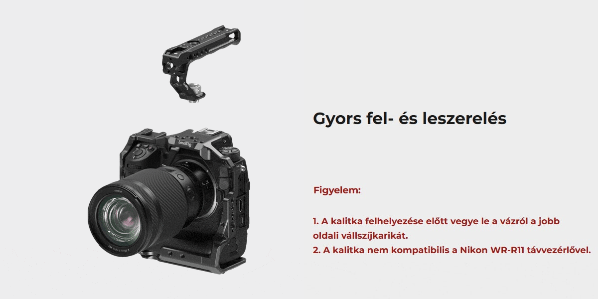 SmallRig Cage Kit pro Nikon Z 9 3738