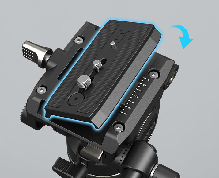 Manfrotto gyorscserélő lap üzemmód