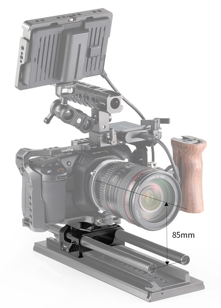 Baseplate for BMPCC 4K (Manfrotto 501PL Compatible) 2266
