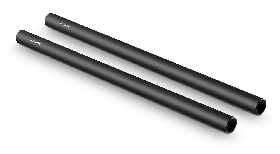 Hard Anodizing Aluminum Alloy Pair of 15mm Rods (M12-12inch, 30cm)