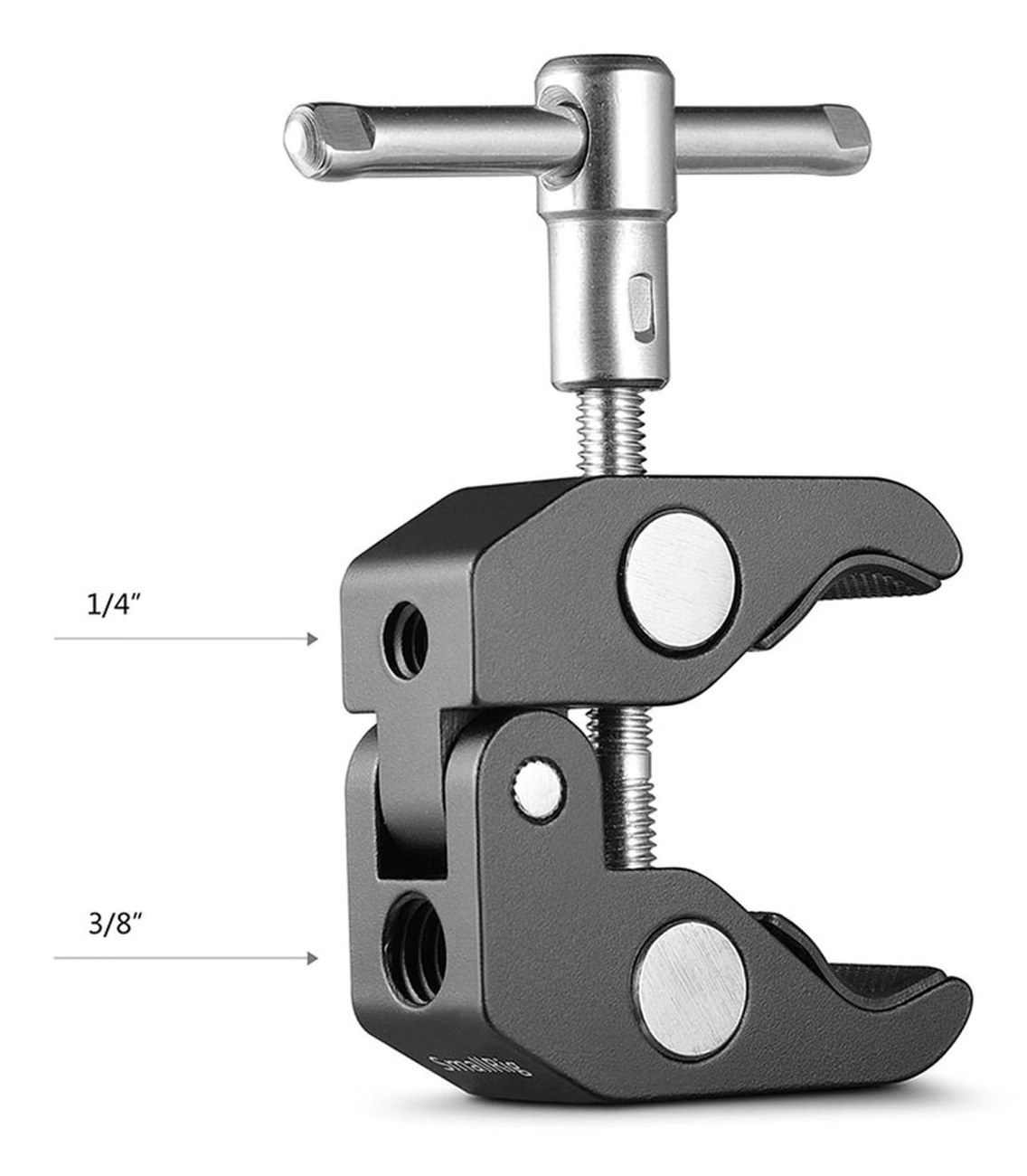 Super Clamp with 1/4″ and 3/8″ Thread (2pcs Pack)