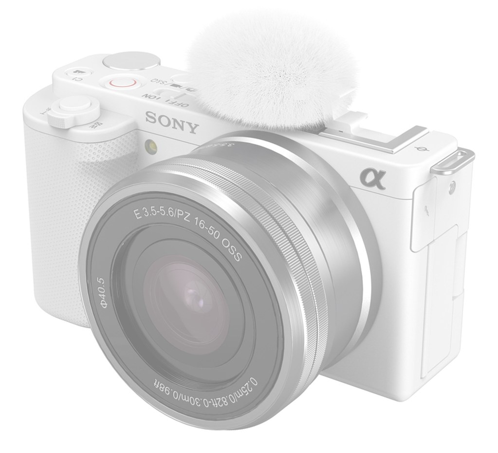 Windshield for Sony ZV-E10 and ZV-1 (White)