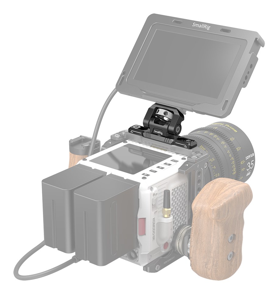 EVF monitortartó a RED KOMODO 3045 kamerához
