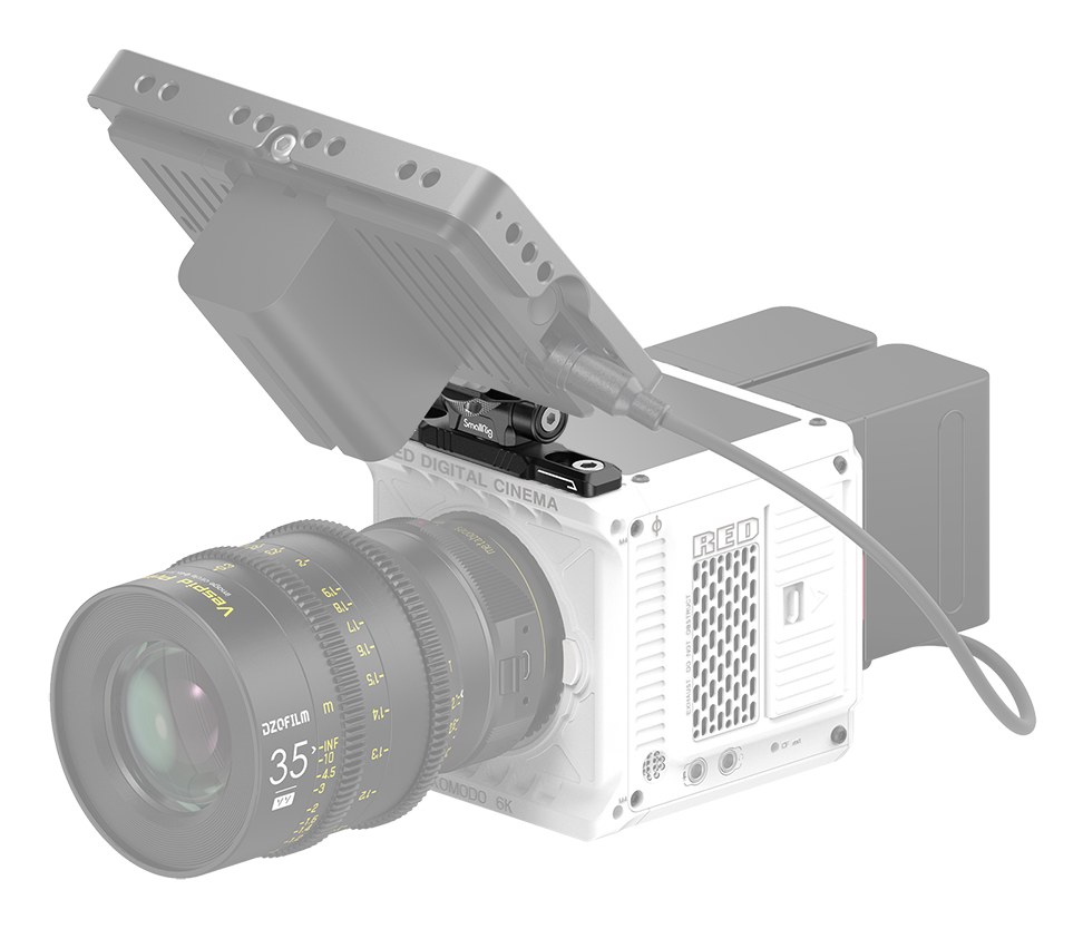 EVF monitortartó a RED KOMODO 3045 kamerához
