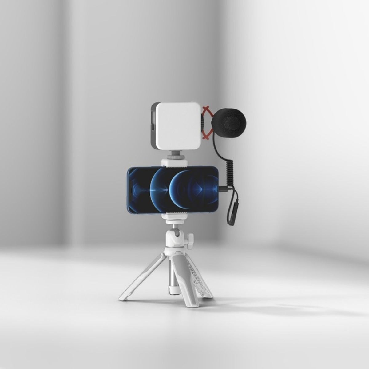 simorr Vigor VK-50 White Vlog Kit